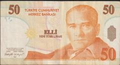 8.Emisyon 50 YTL E05 748469 Çok Temiz