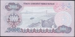 6.Emisyon 2.Tertip 1000 Lira E21 562164 Çilaltı