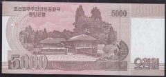 Kuzey Kore 5000 Won 2008 ( 2012 ) ÇİL Pick CS17 Hatıra