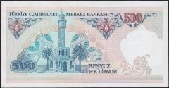 7.Emisyon 2.Tertip 500 Lira E05 434313 Çilaltı Çil