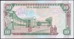 Kenya 10 Şiling 1992 Çil Pick 24d