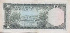 5.Emisyon 5.tertip 100 lira V23 058642 Çok Çok Temiz + ( Kısmi düzeltme var )