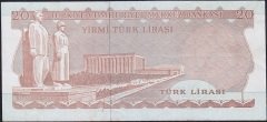 6.Emisyon 3.Tertip 20 Lira F26 813383 Çok Temiz+