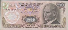 6.Emisyon 1.Tertip 50 Lira F05 265622 Çil