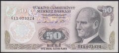 6.EMİSYON 1.TERTİP 50 LİRA G11 073324 ÇİLALTI