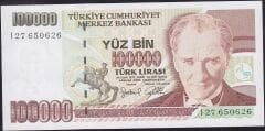 7.Emisyon 3.Tertip 100000 Lira I27 650626 Çil