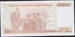7.Emisyon 3.Tertip 100000 Lira I27 650626 Çil