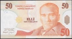 8.Emisyon 50 YTL G39 737355 Ççt Çilaltı