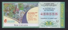 2007 19 ŞUBAT ÇEYREK BİLET - 420222
