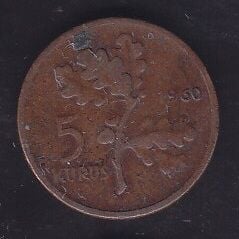 1960 Yılı 5 Kuruş