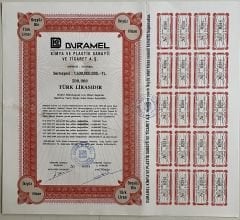 Duramel Hisse Senedi 500 Bin Lira