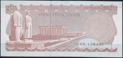 6.Emisyon 3.Tertip 20 Lira F24 780351 Çilaltı