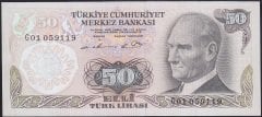 6.EMİSYON 1.TERTİP 50 LİRA G01 059119 ÇİLALTI ÇİL