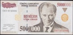 7.Emisyon 5 000 000 LİRA G67 874906 Ççt Çilaltı