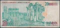 7.EMİSYON 20 000 000 LİRA A70 403773 TEMİZ +