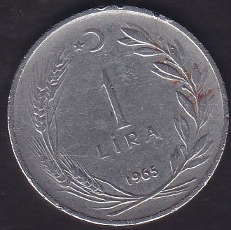 1965 YILI 1 LİRA