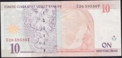 8.Emisyon 10 YTL C26 595307 Çok Çok Temiz+