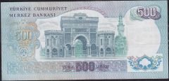 6.Emisyon 2.Tertip 500 Lira I53 236176 Çok Temiz+