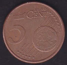 Avrupa 5 Euro Cent 2011 Fransa