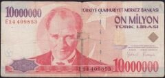 7.Emisyon 10 000 000 Lira E14 409853 Haliyle