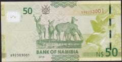 Namibya 50 Dolar 2019 Çİl