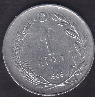 1968 YILI 1 LİRA