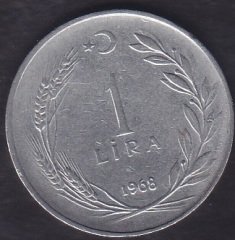 1968 YILI 1 LİRA