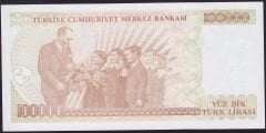 7.Emisyon 3.Tertip 100000 Lira I06 363570 Çil