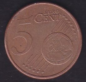 Avrupa 5 Euro Cent 2011 Belçika