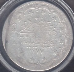 1277 / 15 ABDÜLAZİZ 20 KURUŞ GÜMÜŞ eski para satan yerler