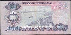 6.Emisyon 1.Tertip 1000 Lira A55 349656 Çok Temiz