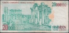 7.EMİSYON 20 000 000 LİRA A32 180787 TEMİZ