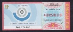 2007 29 OCAK YARIM BİLET