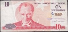 8.Emisyon 10 YTL A90 918830 Çok Temiz