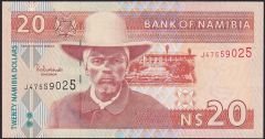 Namibya 20 Dolar 2002 Çil Pick 6b