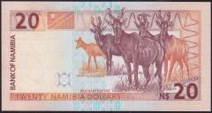 Namibya 20 Dolar 2002 Çil Pick 6b