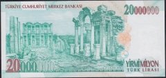 7.EMİSYON 20 000 000 LİRA A01 000699 ÇİL İLK BİNDE