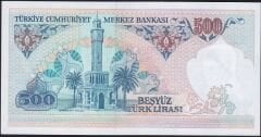 7.Emisyon 1.Tertip 500 Lira A38 719626 Çilaltı Çil