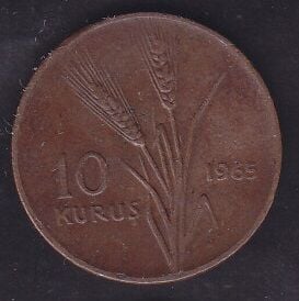 1965 Yılı 10 Kuruş