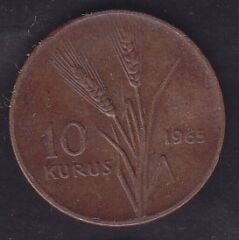 1965 Yılı 10 Kuruş