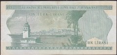 6.Emisyon 2.Tertip 10 Lira K67 227478 Ççt Çilaltı