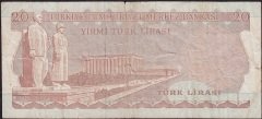 6.Emisyon 3.Tertip 20 Lira F13 014316 Temiz