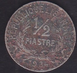 LÜBNAN 1/2 PIASTRES 1934