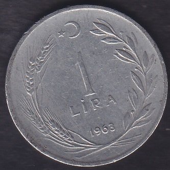 1963 YILI 1 LİRA