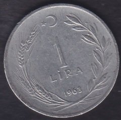 1963 YILI 1 LİRA