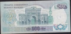 6.Emisyon 2.Tertip 500 Lira E59 013880 Çok Temiz+
