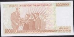 7.Emisyon 3.Tertip 100000 Lira H67 576205 Çilaltı Çil