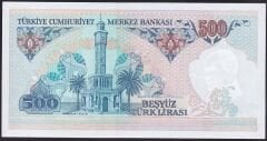 7.Emisyon 1.Tertip 500 Lira A09 497098 Çil