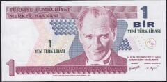 8.Emisyon 1 YTL A49 209724 Çil