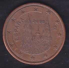 Avrupa Birliği 5 Euro Cent 2008 İspanya